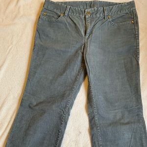 Corduroy Jeans Blue